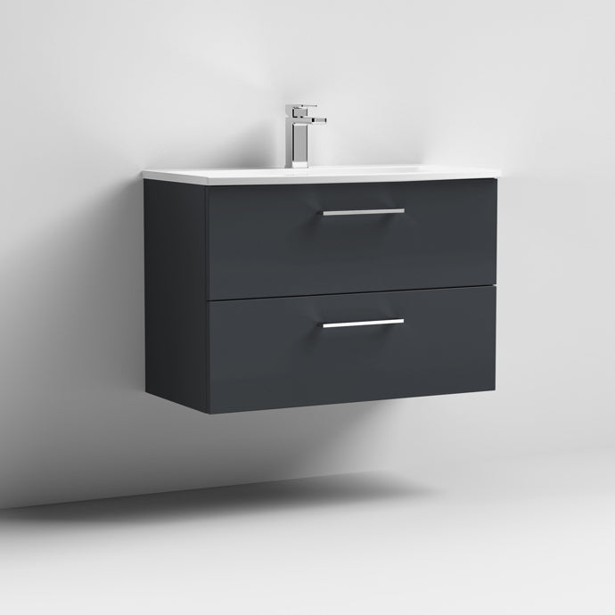 Arno 600/800mm 2 Drawer Wall Hung Basin Cabinet