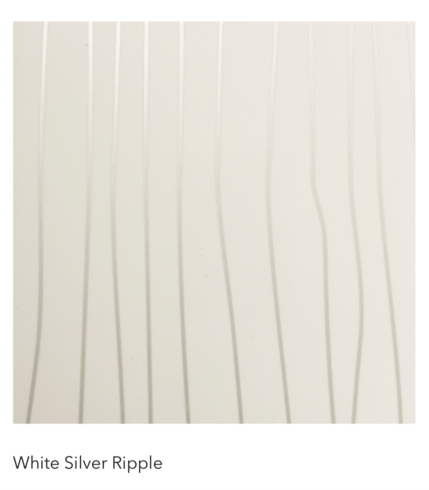 White Silver Ripple Wall Panels