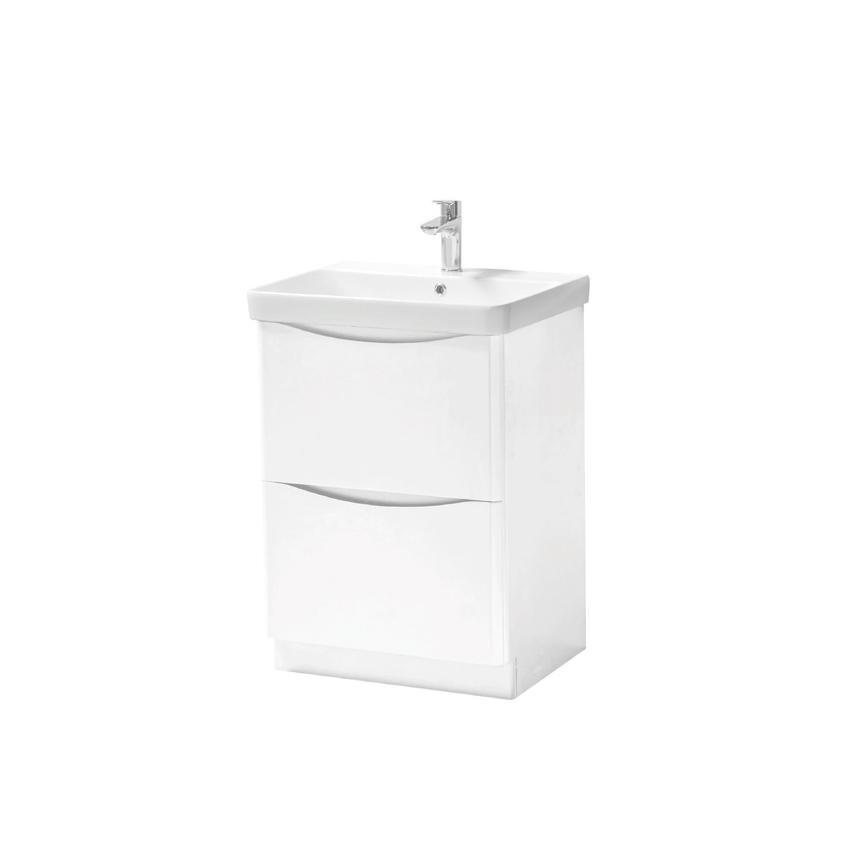 Arc White 500/600/800mm Floor Standing Basin/Unit