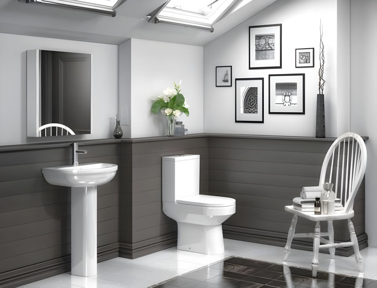 Nuie Harmony 500mm Basin & Pedestal