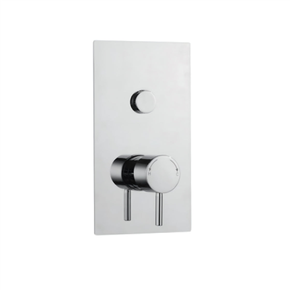 K Vit Plan Single Round Push Button Concealed Thermostatic Valve
