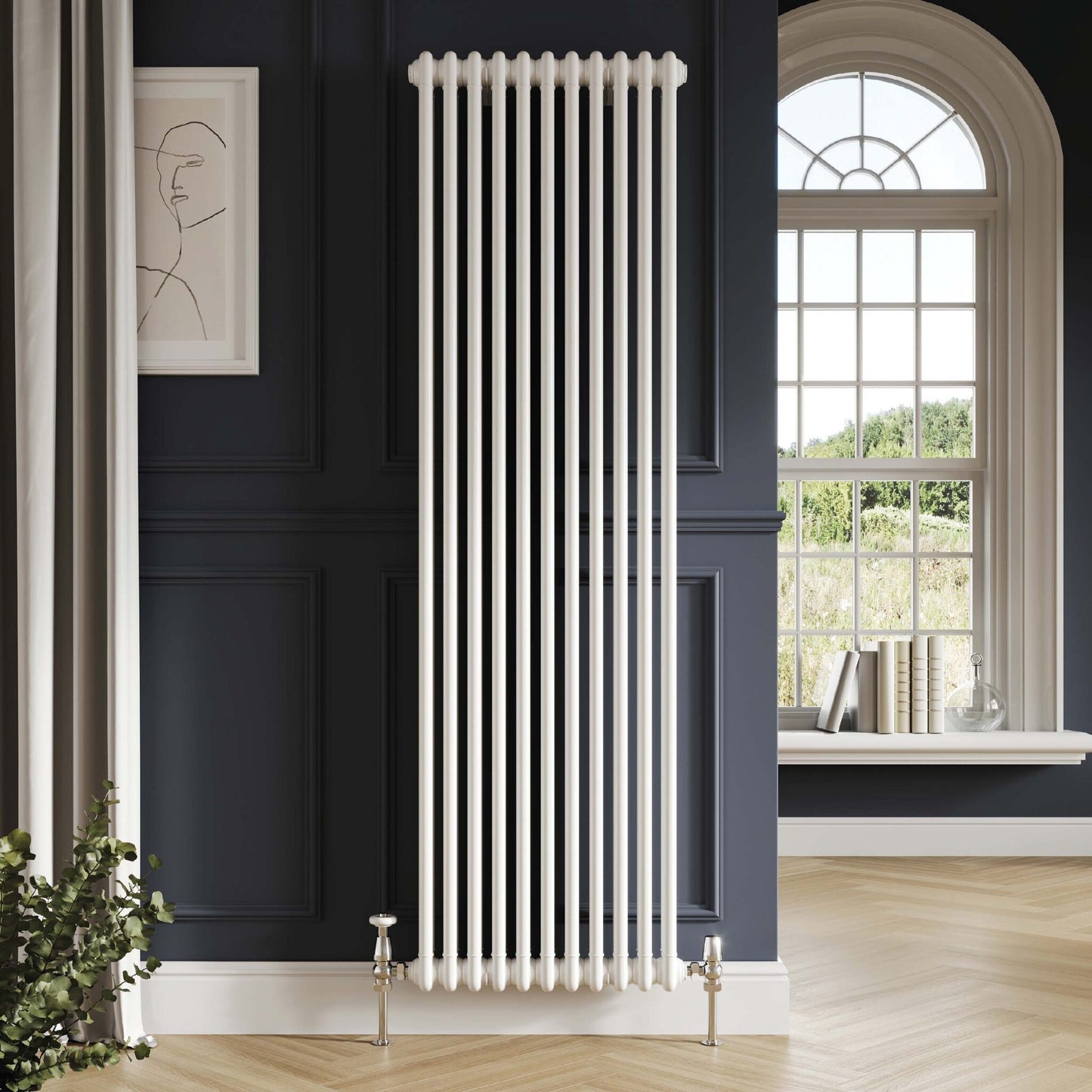 Scudo 2 Column White Vertical Radiators