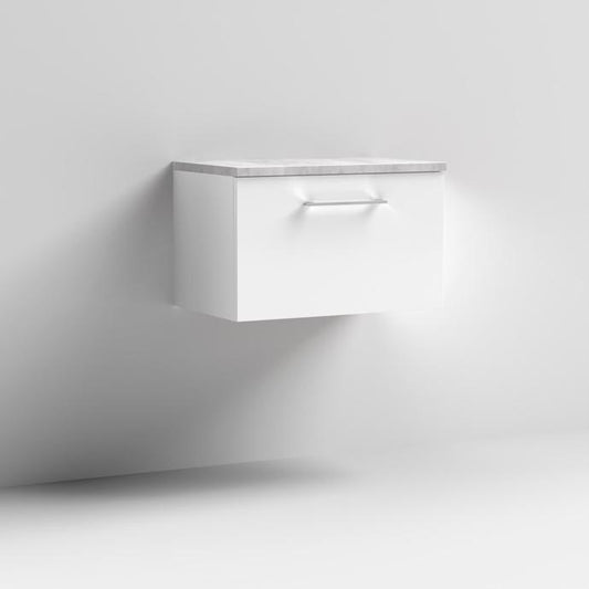 Nuie Arno 600/800mm 1 Drawer Wall Hung Worktop
