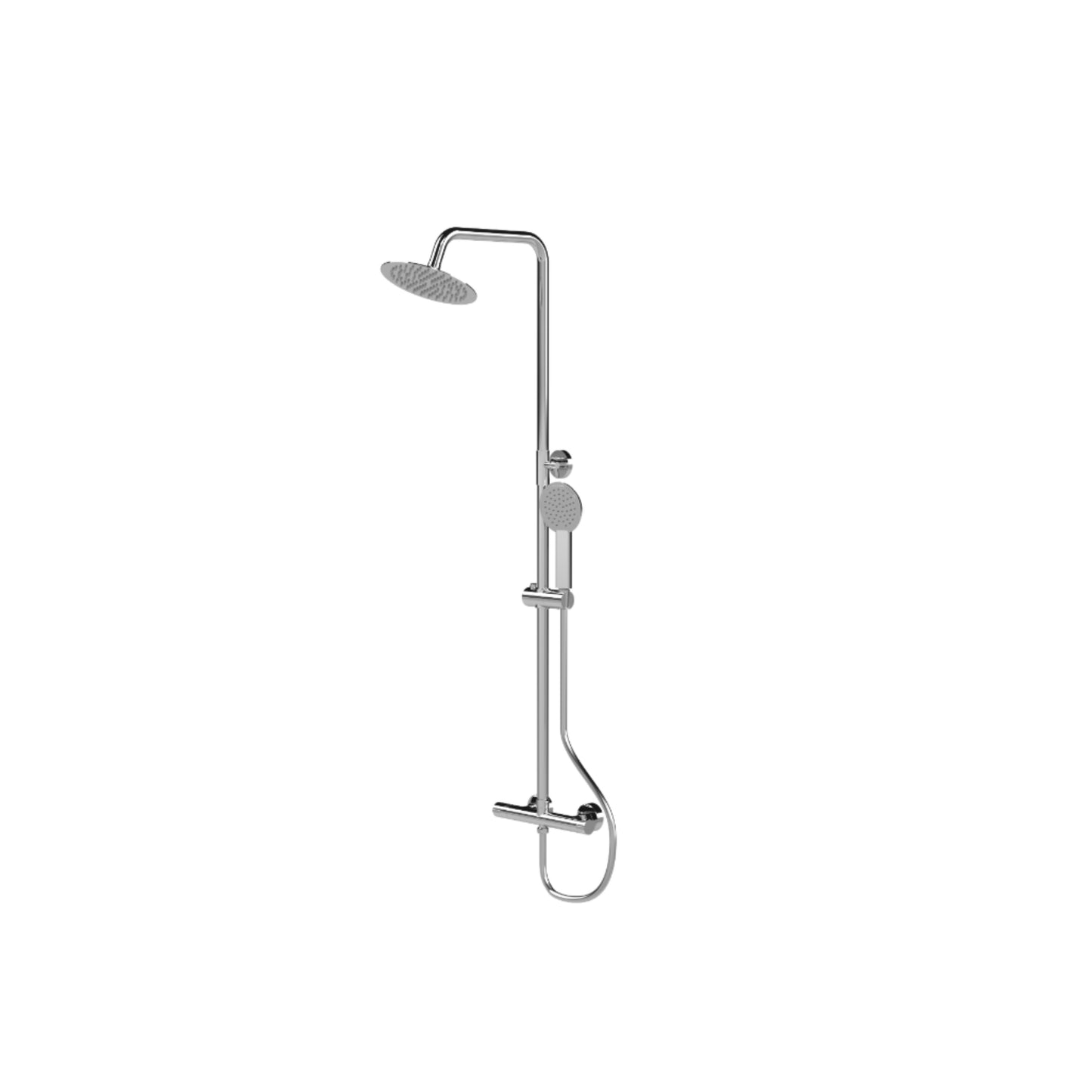 Nuie JTY395E Dual Round Chrome Shower