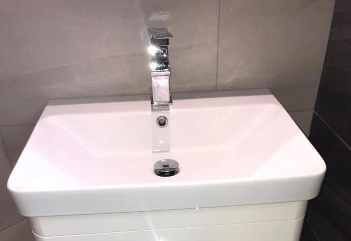 Arc Matt Graphite Floor Standing Basin/Unit