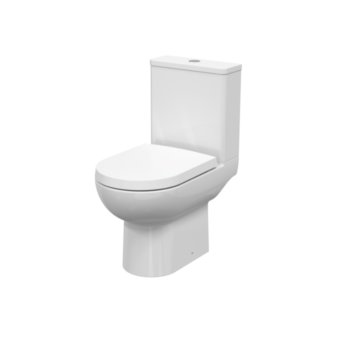 Isla Round Compact Pan, Cistern & Soft Close Seat