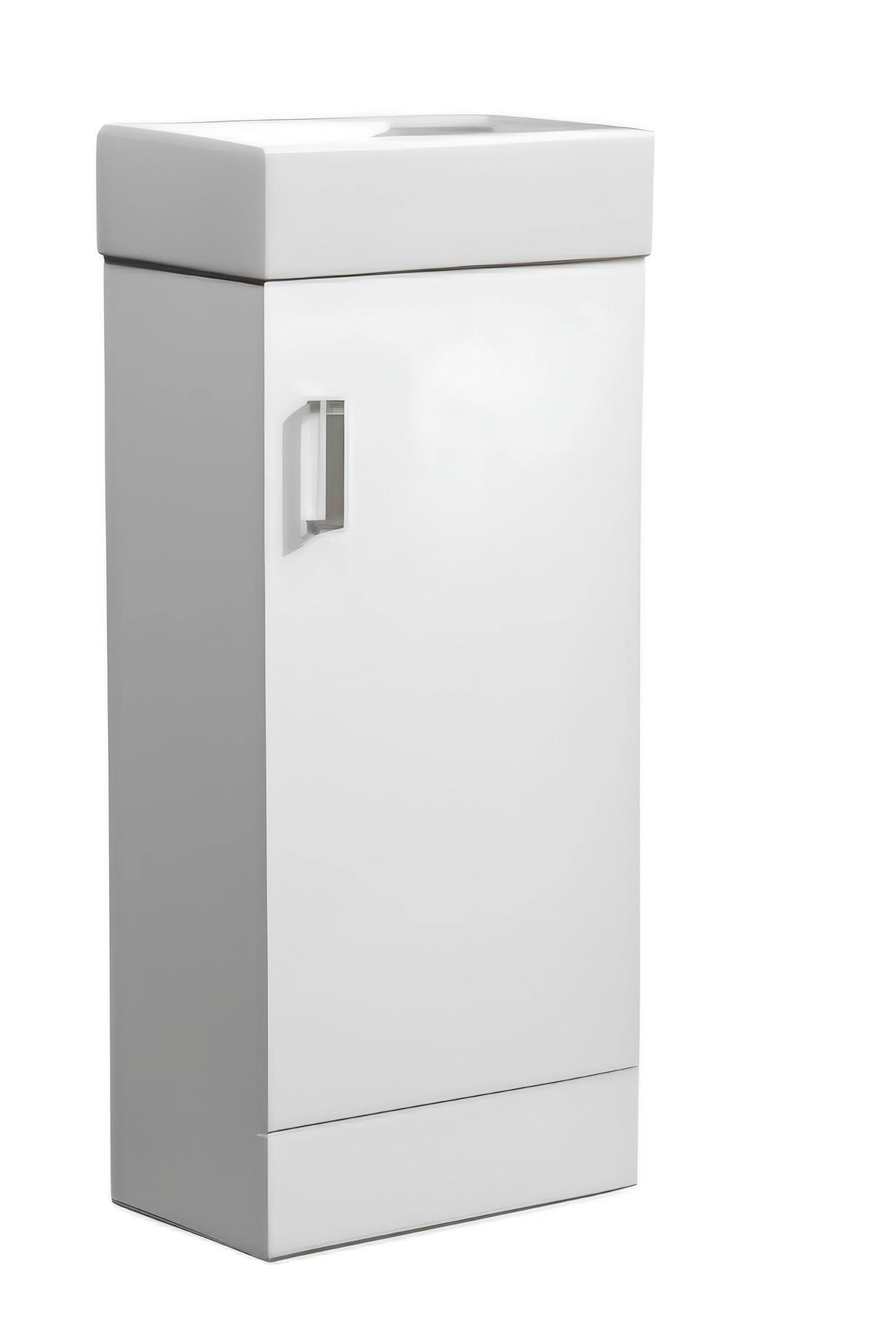 Alan T. Carr Toronto Cloakroom Floor Standing Unit & Basin White
