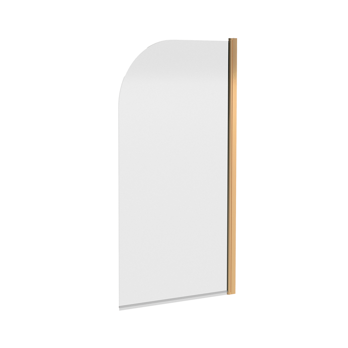 Nuie Brushed Brass Bath screens