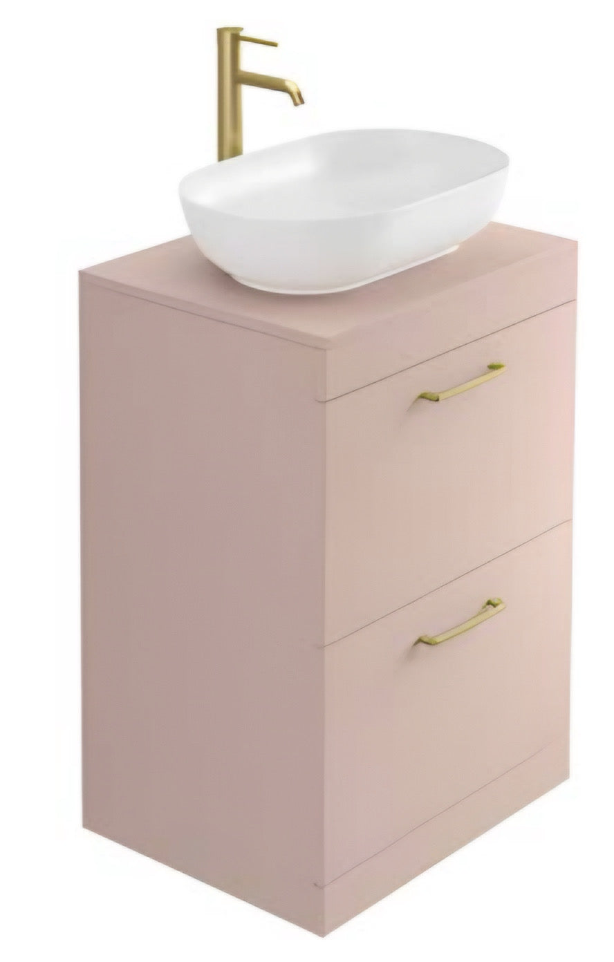 Alan T. Carr Darcy Floor Standing 2 Drawer Unit W Standard Countertop