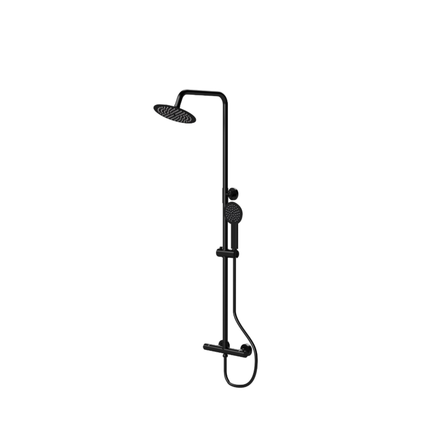 Nuie JTY495E Dual Round Black Shower