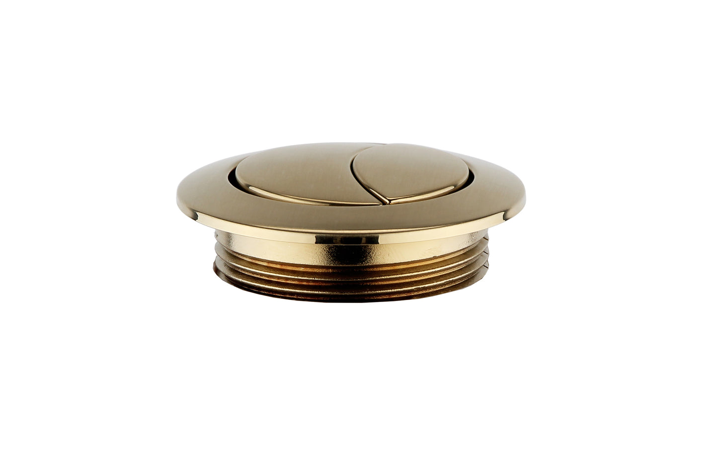 Brushed Brass/Matt Black Button for Kameo/Genoa Cistern