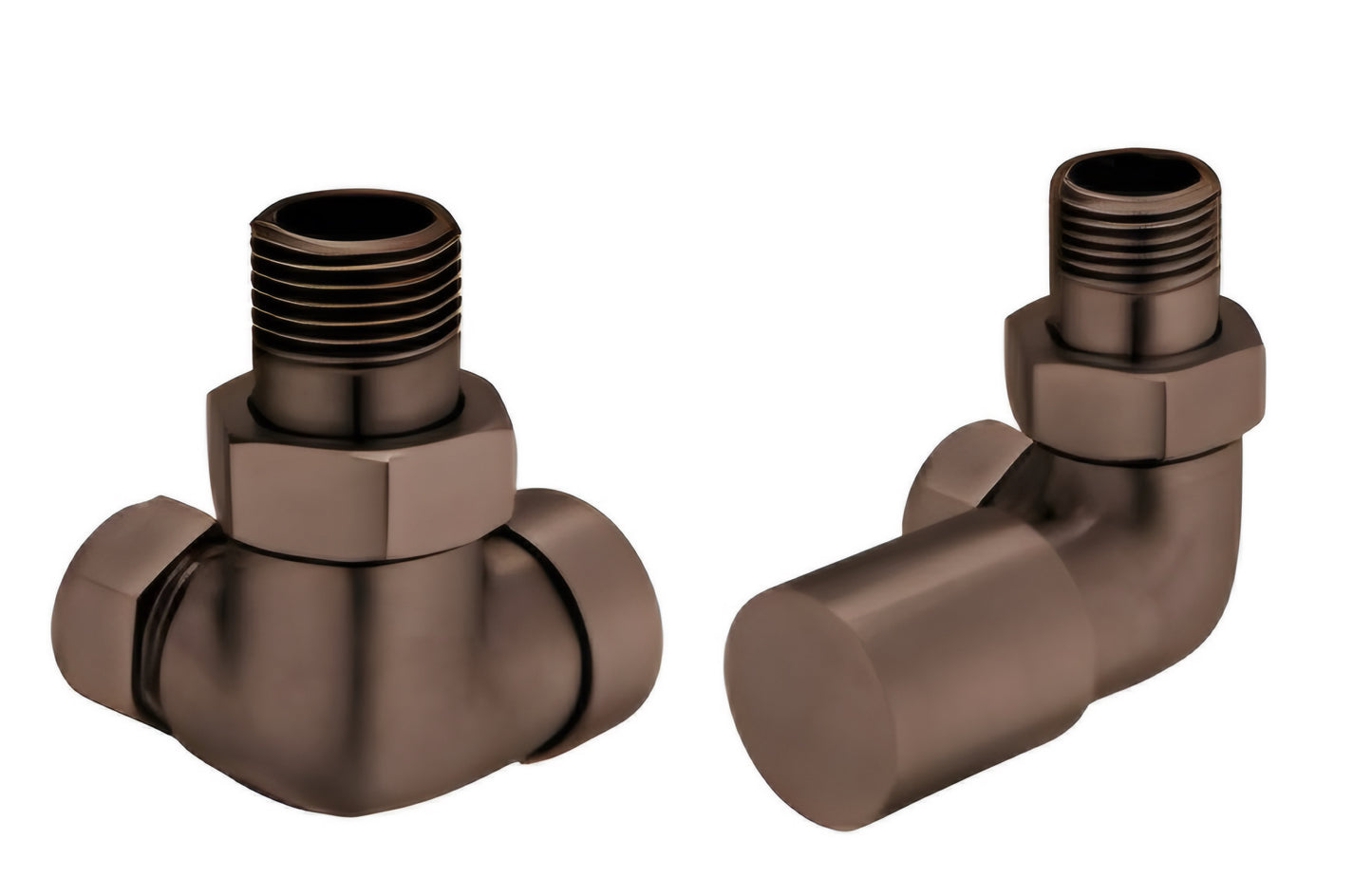 Alan T. Carr Brushed Bronze Corner Valves
