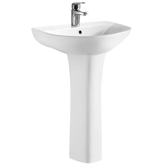 Lawton 550mm 1TH Basin & Pedestal