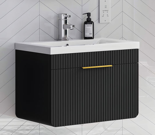 Alan T. Carr Aviary Wall Hung 2 Drawer Unit & Basin