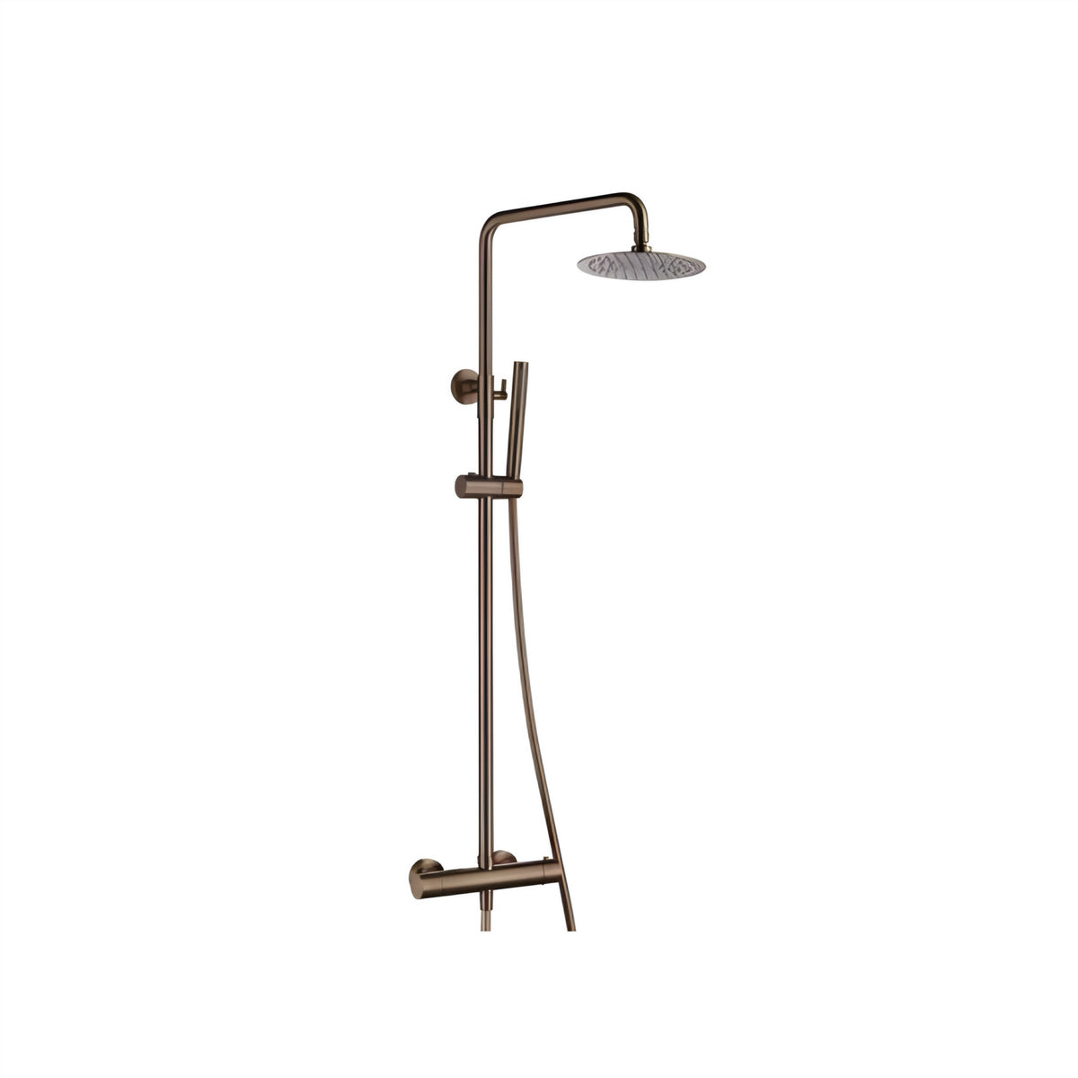 Alan T. Carr Round Thermostatic Aula Cool Touch Bar Shower Bronze SHO210