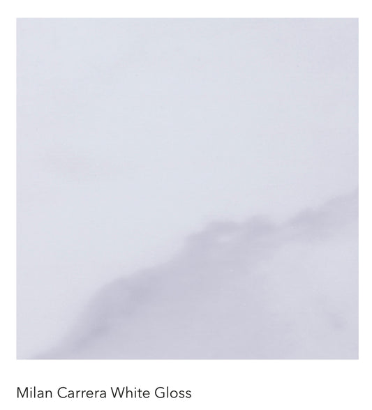 Milan Carrara White Gloss Wall Panels