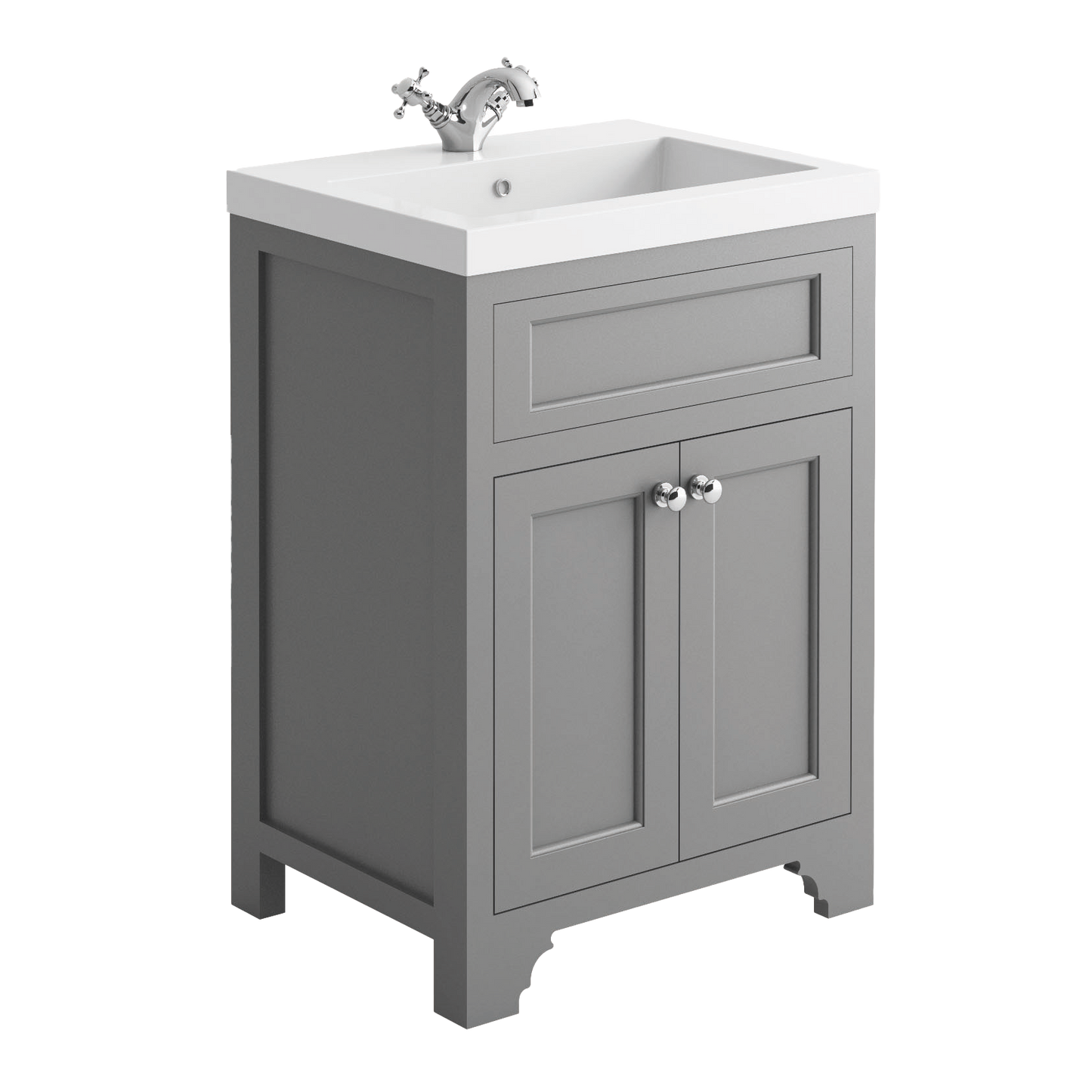 Scudo Harrogate Ripley 600 Floor Cabinet & Basin