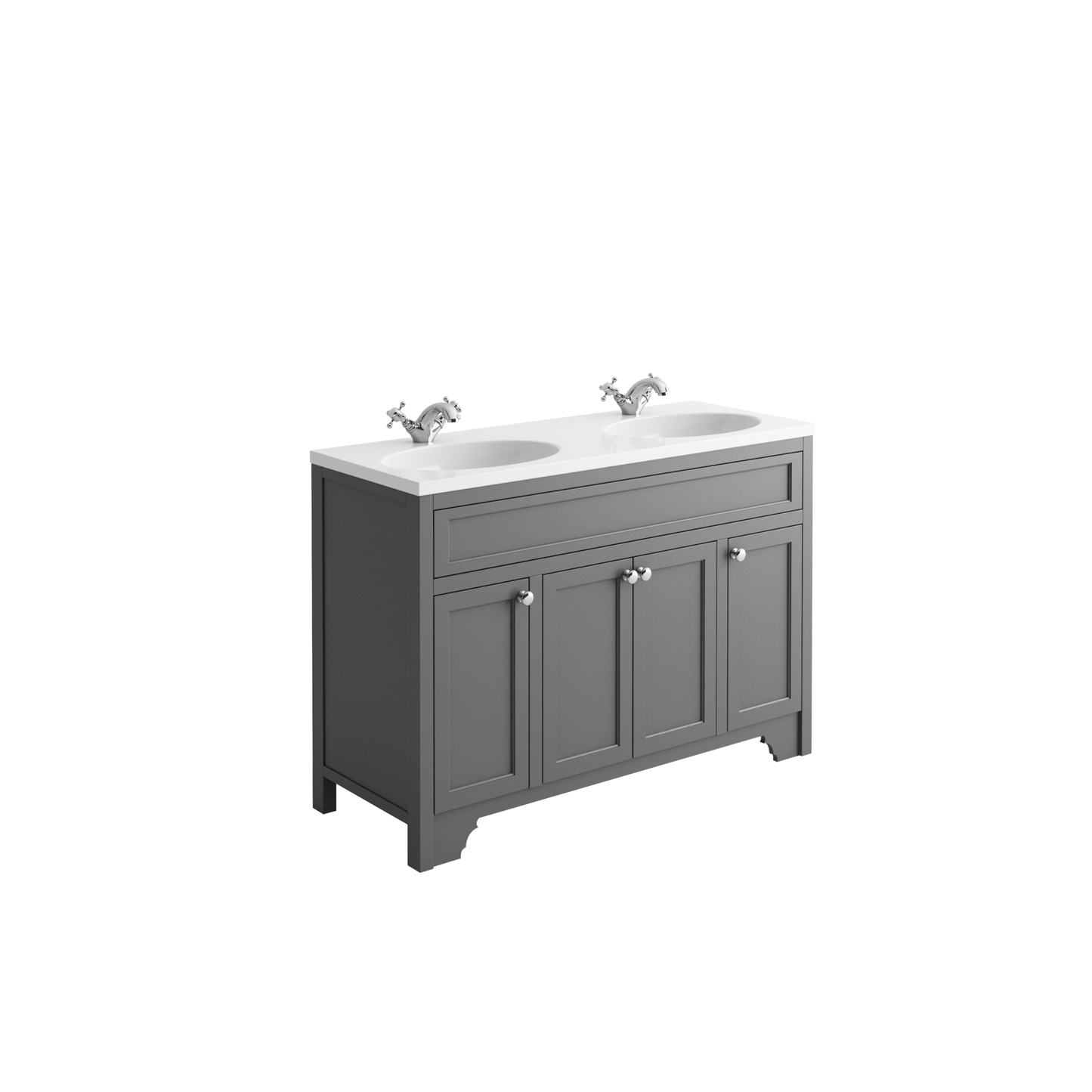 Scudo Harrogate Dutchy 1200 Floor Cabinet & Single/Double Basin