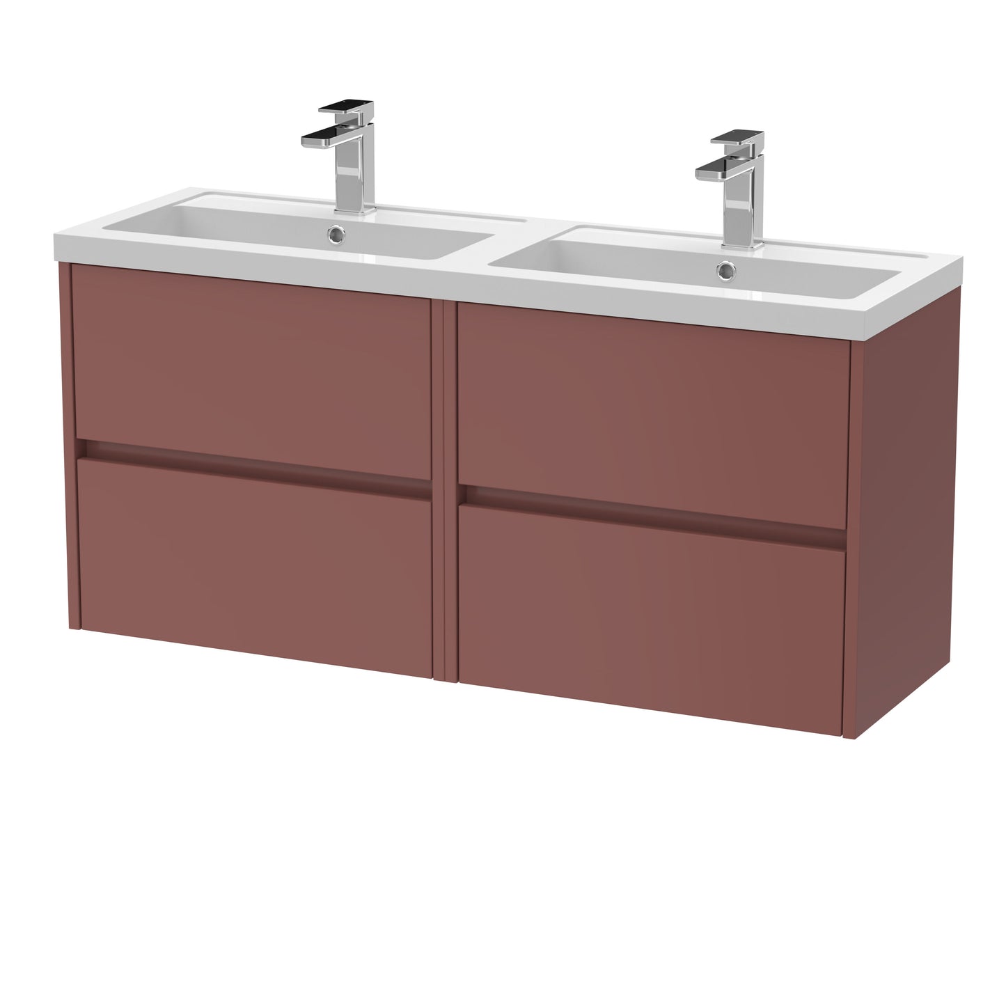 Nuie Havana 1200mm 4 Drawer Wall Hung Basin Cabinet