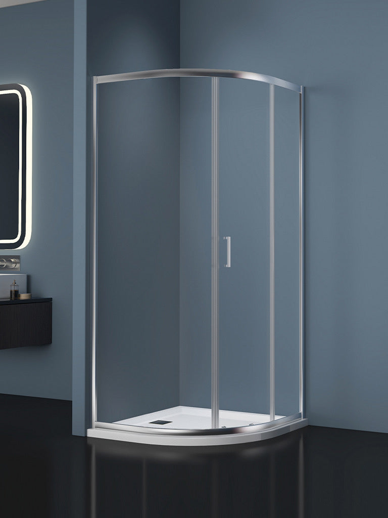 Giavani Intro 6mm Single Door Quadrant Chrome