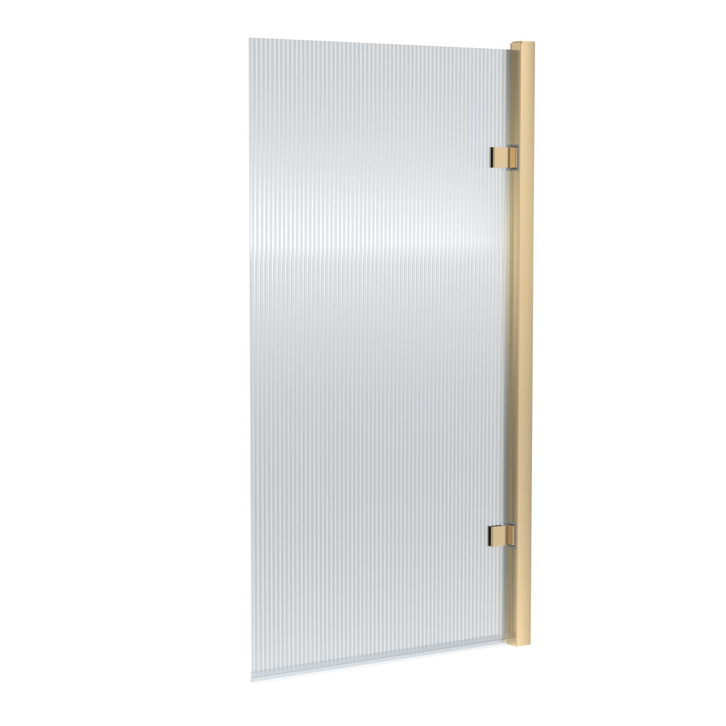 Nuie Brushed Brass Bath screens 8mm