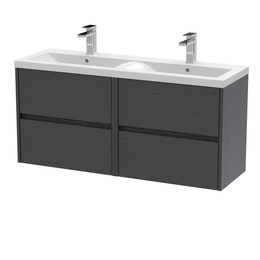 Havana 1200mm 4 Drawer Wall Hung Basin Cabinet