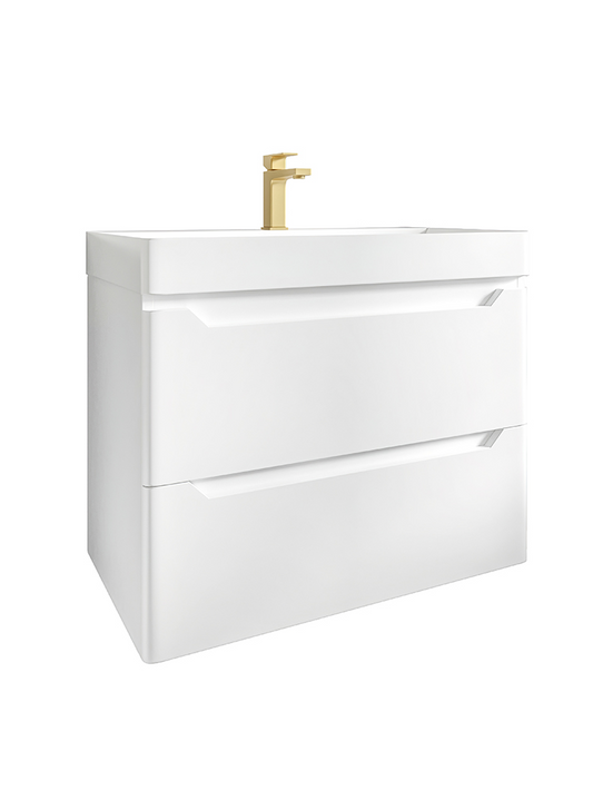 Giavani Sienna Wall Hung 600/800mm Vanity Matt White