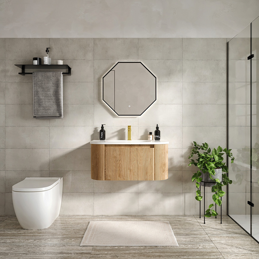 Giavani Como Wall Hung 600/800mm Vanity Natural Oak
