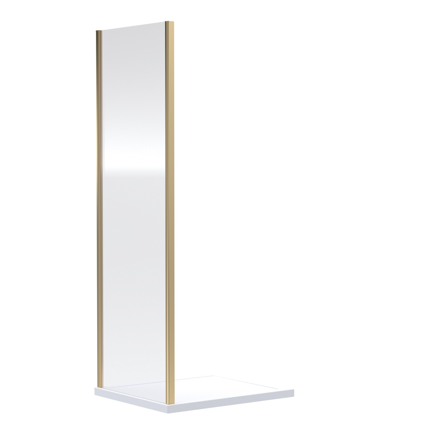 Nuie Choices Ensky 6mm Side Panels Brushed Brass