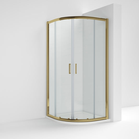 Lucie 8mm Quadrant Brushed Brass