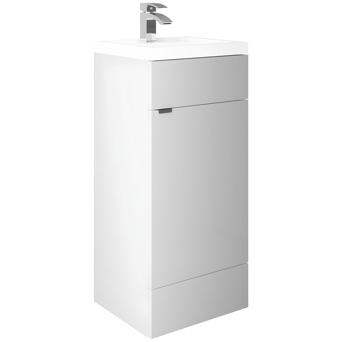 Synergy Blend 400mm Matt Grey Vanity including Tap & Waste