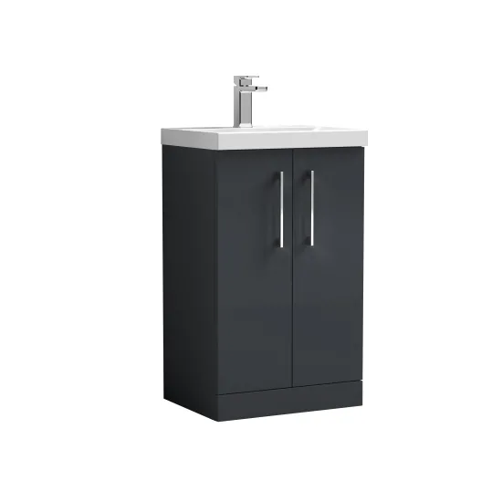 Arno 500/600mm 2 Door Floor Standing Basin Cabinet. Various Colours