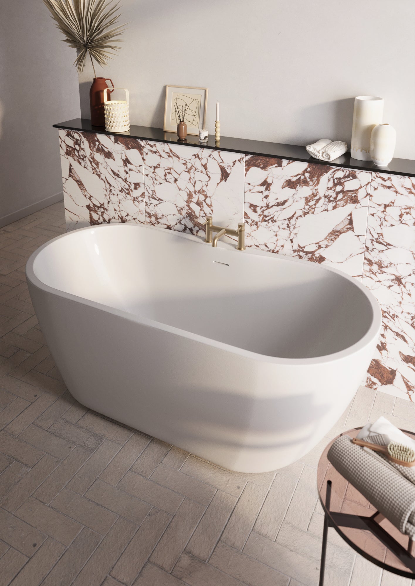 Scudo Onyx 1555 Freestanding Bath