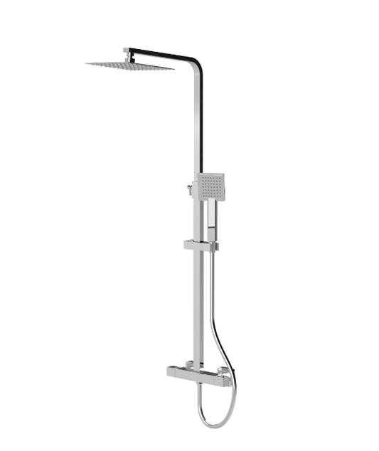 Nuie JTY388E Dual Square Chrome Shower