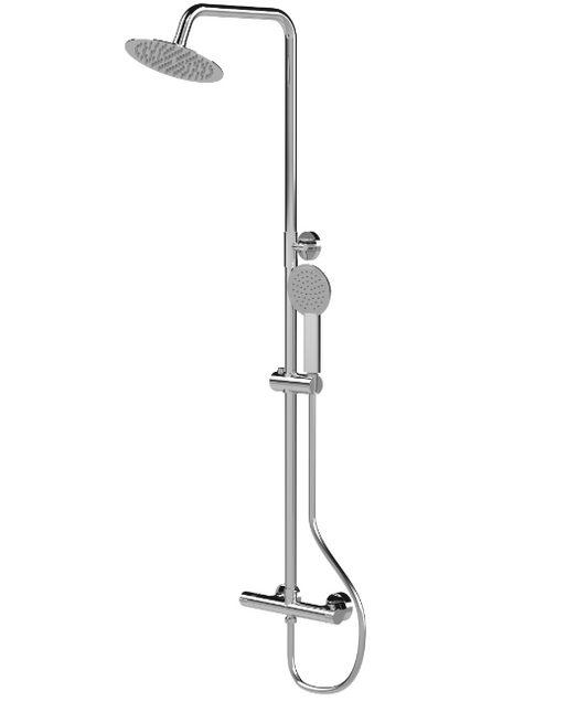 Nuie JTY395E Dual Round Chrome Shower