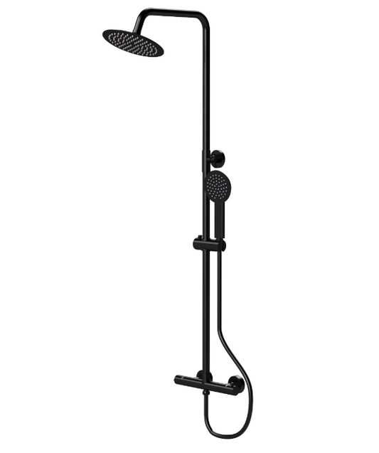 Nuie JTY495E Dual Round Black Shower