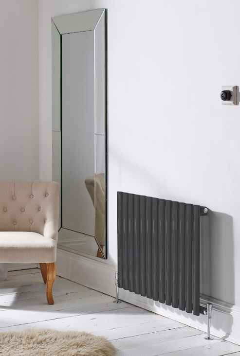 Libra Anthracite Horizontal Radiator