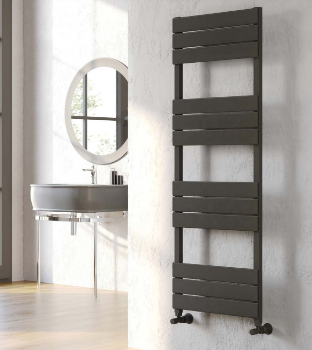 Maple Textured White Towel Rail