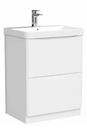 Alan T. Carr Inca Floor Standing 2 Draw Unit & Basin