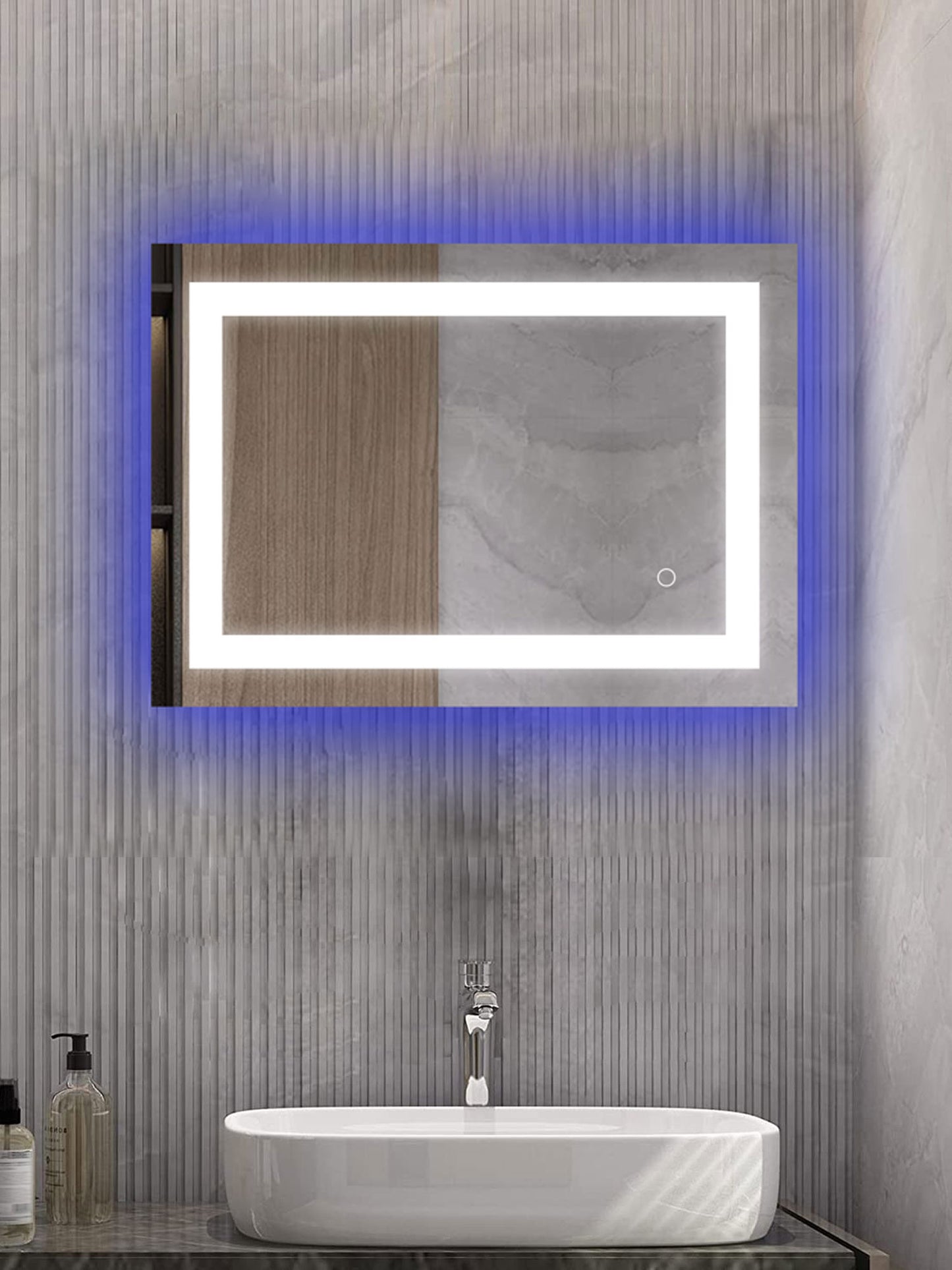 Giavani Elyse 500x700/600x800mm Steam Free Colour Changing Mirror