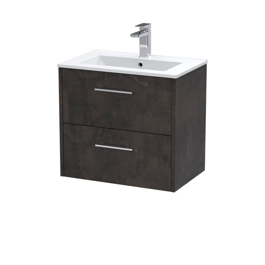 Juno 600mm 1/2 Drawer Wall Hung Vanity