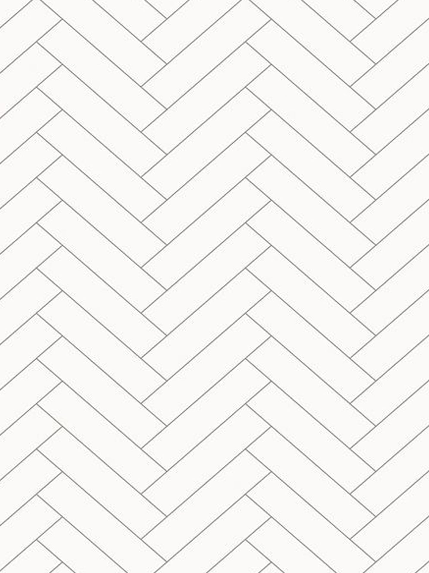 Chevron White Matt Wall Panels