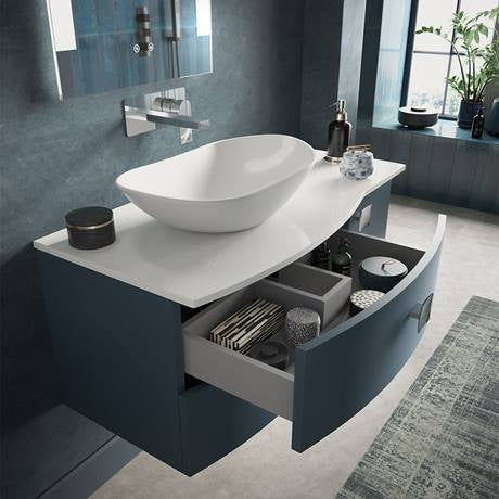 Sarenna 1000mm Wall Hung with Marble Worktop