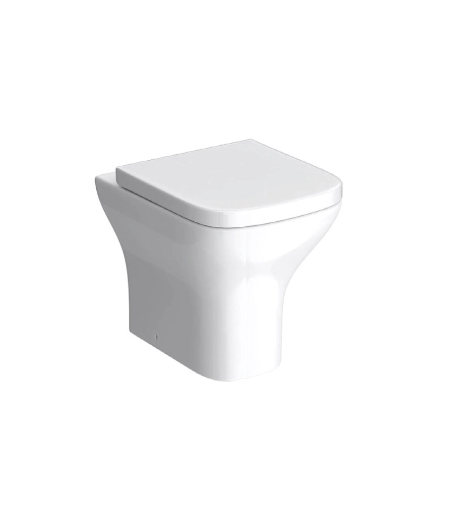 K Vit Project Square back to wall Pan & Soft Close Seat