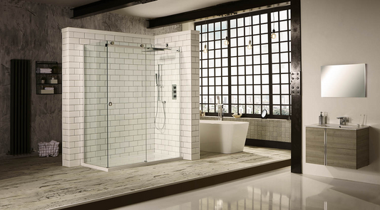 Aquaglass Sphere 8mm Frameless Sliding Door