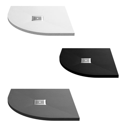 Square Slate Effect Shower Trays