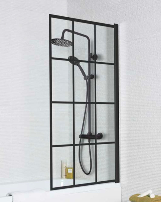 K Vit Black Bath Screens