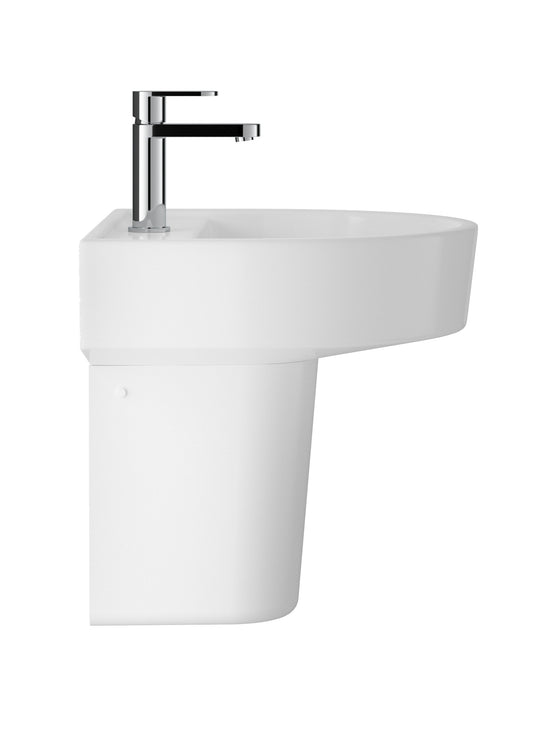 Luna 520mm Basin & Semi Pedestal