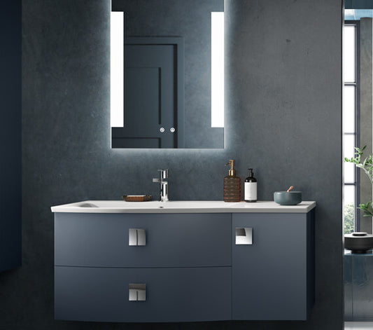 Sarenna 1000mm Wall Hung with Polymarble Basin