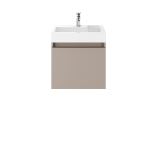 Merit 500mm Wall Hung Vanity and Basin